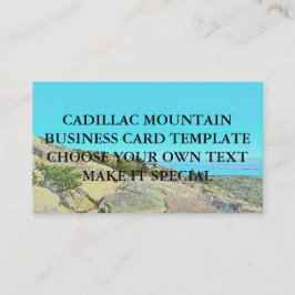 CADILLAC MOUNTAC BUSINESS CARD TEMPLATE VISITEKAARTJE