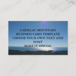 CADILLAC MOUNTAC BUSINESS CARD TEMPLATE VISITEKAARTJE