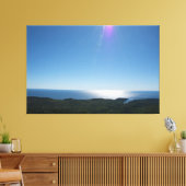 Cadillac Mountain 60" x 40", 1.5", Enkel canvas Afdruk (Insitu (Woonkamer))