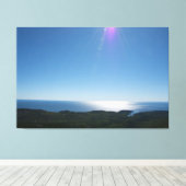 Cadillac Mountain 60" x 40", 1.5", Enkel canvas Afdruk (Insitu (Houten vloer))