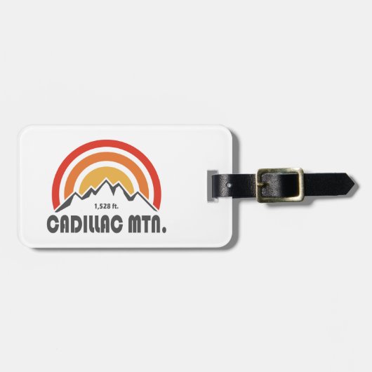 Cadillac Mountain Bagagelabel (Voorkant horizontaal)