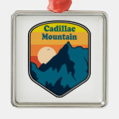 Cadillac Mountain Maine Sunrise Metalen Ornament (Voorkant)