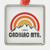 Cadillac Mountain Metalen Ornament (Voorkant)