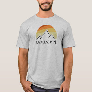 Cadillac Mountain Retro T-shirt