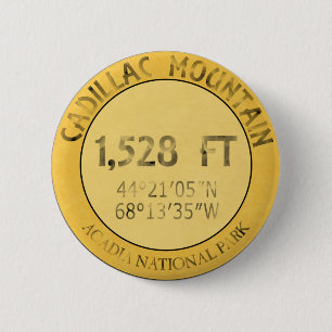 Cadillac Mountain Ronde Button 5,7 Cm