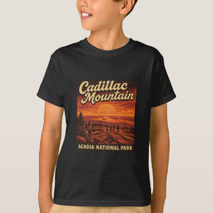 Cadillac Mountain Zonsopgang Maine Acadia National T-shirt