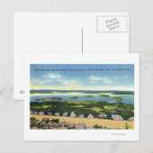 Cadillac Mt Summit Uitzicht van Bar Harbour 2 Briefkaart (Voorkant / Achterkant)