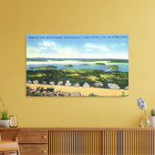 Cadillac Mt Summit Uitzicht van Bar Harbour 2 Canvas Afdruk (Insitu (Woonkamer))