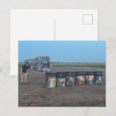 Cadillac Ranch Amarillo Briefkaart (Voorkant / Achterkant)