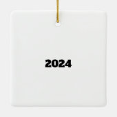 Cadillac Ranch, Amarillo, Texas Kerstversiering Keramisch Ornament (Achterkant)