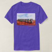 Cadillac Ranch Amarillo Texas T-shirt (Design voorkant)