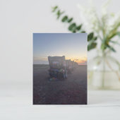 Cadillac Ranch bij zonsondergang Briefkaart (Staand voorkant)