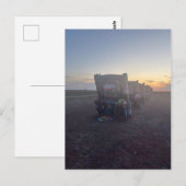 Cadillac Ranch bij zonsondergang Briefkaart (Voorkant / Achterkant)