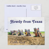 Cadillac Ranch Briefkaart (Voorkant / Achterkant)