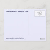 Cadillac Ranch Briefkaart (Achterkant)