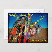 Cadillac Ranch Briefkaart (Voorkant / Achterkant)