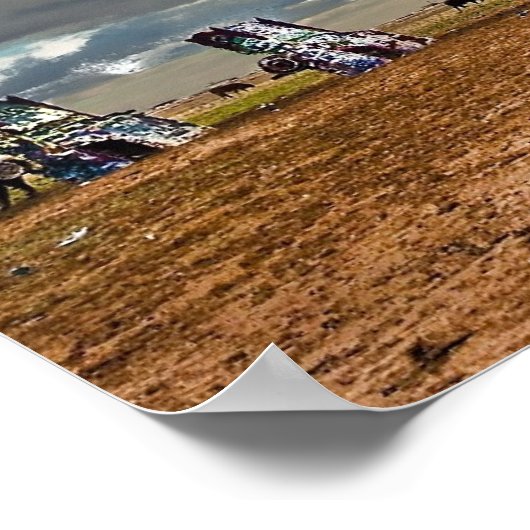 Cadillac Ranch I Poster (Hoek)