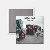 Cadillac Ranch Magnet (Voorkant / Achterkant)