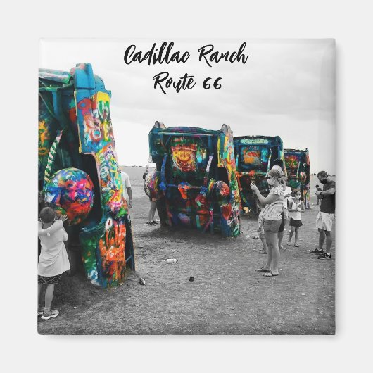 Cadillac Ranch Magnet (Voorkant)