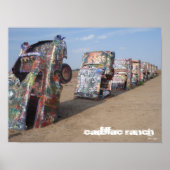 Cadillac Ranch Poster (Voorkant)