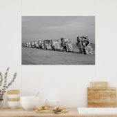 Cadillac Ranch Poster (Keuken)