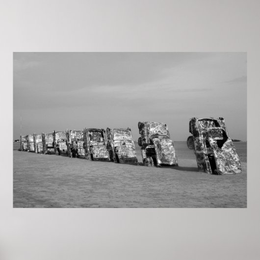 Cadillac Ranch Poster (Voorkant)