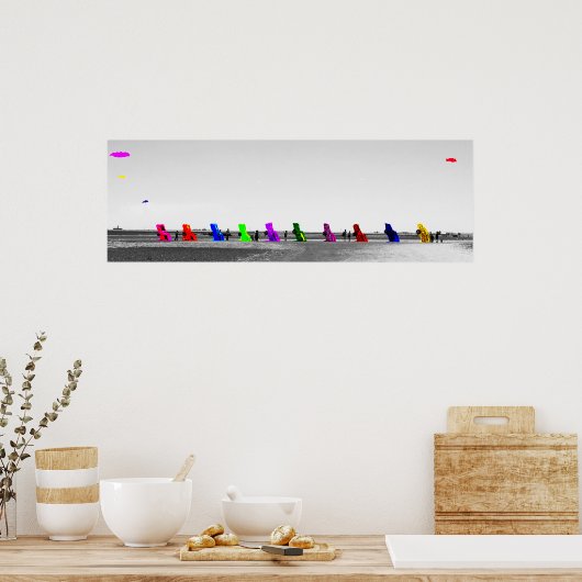 Cadillac Ranch Poster (Keuken)