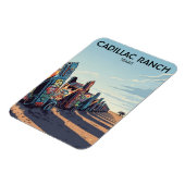 Cadillac Ranch Texas Reizen Magneet (Linkerzijde)