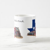 Cadillac Ranch, Texas State Outline, Mok (Center)