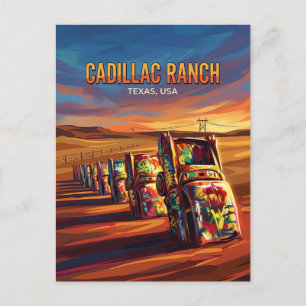 Cadillac Ranch USA Briefkaart