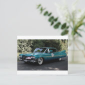 Cadillac, reeks 62 Sedan 	   1959 Briefkaart (Staand voorkant)