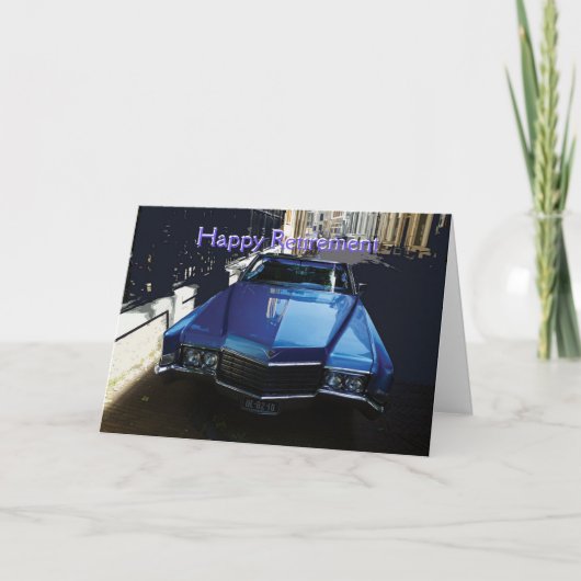 Cadillac Retirement card Kaart (Voorkant)