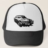 cadillac series deville eldorado sts klassiek zeld trucker pet (Voorkant)