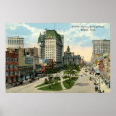 Cadillac Square, Detroit Michigan, 1915  Poster (Voorkant)