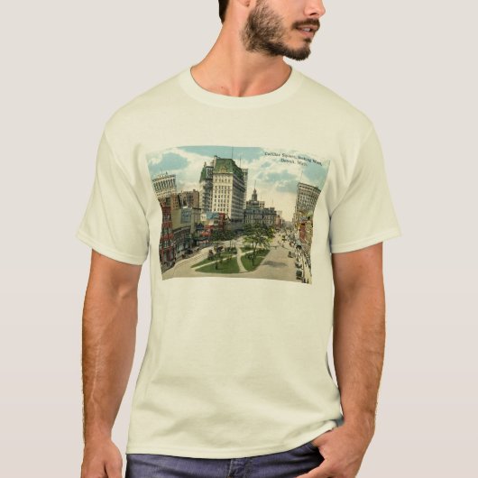 Cadillac Square, Detroit Michigan, 1915  T-shirt (Voorkant)
