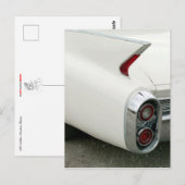 Cadillac Tail Fin and Taillights Postcard Briefkaart (Voorkant / Achterkant)