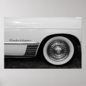 Cadillac Wheel Poster (Voorkant)