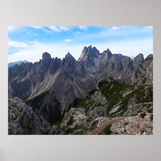 Cadini di Misurina Poster (Voorkant)