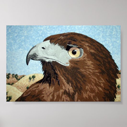 Cadir - Red-tail Hawk Poster (Voorkant)
