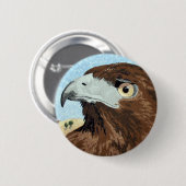 Cadir - Red-tail Hawk Ronde Button 5,7 Cm (Voorkant /achterkant)