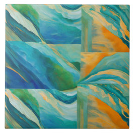 "Cádiz" een kleurrijk tegeleffect Tegeltje