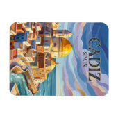 Cadiz oude stad Spanje Magneet (Horizontaal)