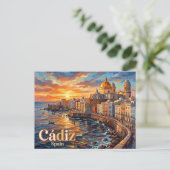 Cádiz Spanje Briefkaart (Staand voorkant)