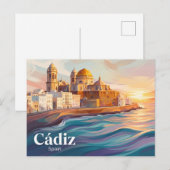 Cádiz Spanje Briefkaart (Voorkant / Achterkant)