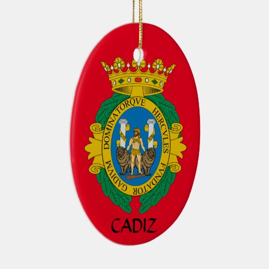 Cadiz*, Spanje kerstversiering Keramisch Ornament (Rechts)