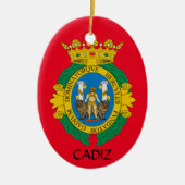 Cadiz*, Spanje kerstversiering Keramisch Ornament (Voorkant)