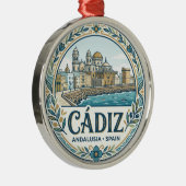 Cádiz Spanje Metalen Ornament (Rechts)