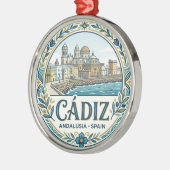 Cádiz Spanje Metalen Ornament (Links)