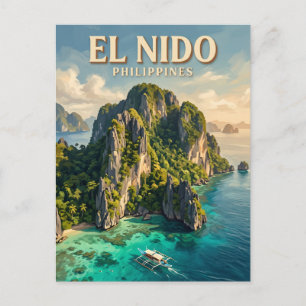 Cadlao Eiland El Nido Filipijnen Briefkaart