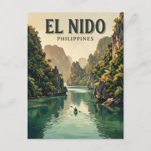 Cadlao Lagune, El Nido Filipijnen Briefkaart